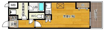 【間取り】 | アルグラッド福島EAST