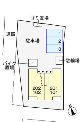 【駐車場】 | CASA滝山(カーサタキヤマ)