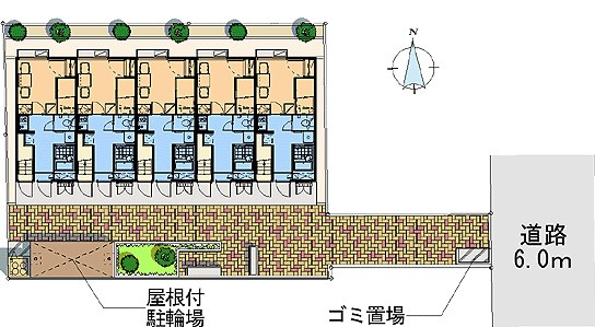 シャルマン中野のエントランス
