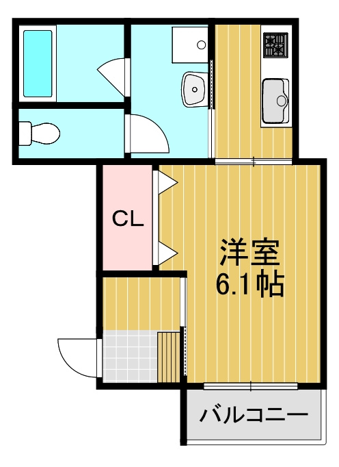 グランメゾン南余部の間取り