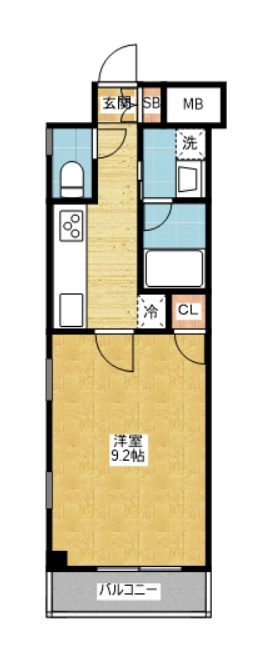 スタジオスクエア大須｜名古屋市の賃貸ならMy賃貸の間取り|スタジオスクエア大須