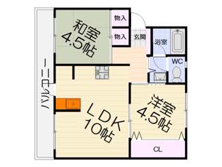 【間取り】 | 羽衣団地B棟