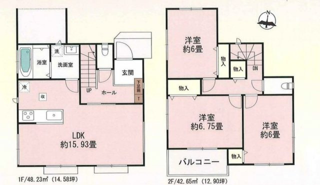 南区松下町3期　全１棟　＜仲介手数料無料＞白水小・名南中　新築一戸建て