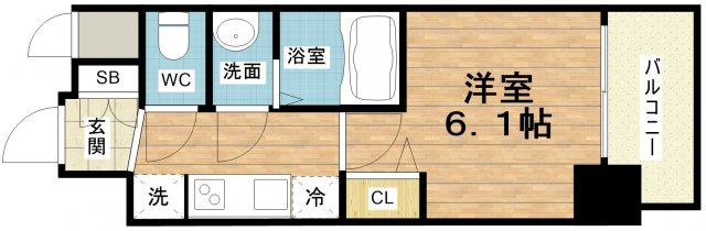 【間取り】 | プレサンス南堀江ザ・センス
