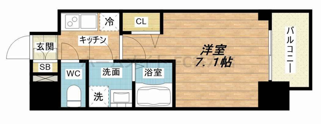 【間取り】 | プレサンス難波フィールド