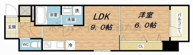 【間取り】 | プレサンス心斎橋ニスト