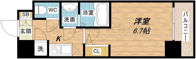 【間取り】 | レジュールアッシュ天王寺パークサイド