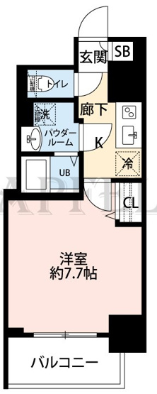 【間取り】 | エグゼ堺筋本町