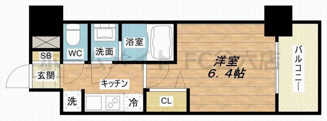 【間取り】 | プレサンスOSAKA DOMECITYビーツ