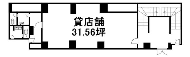 【間取り】 | CENTURY　MAXIMビル（301　3階）