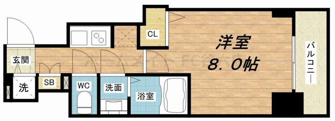 【間取り】 | S-RESIDENCE谷町五丁目