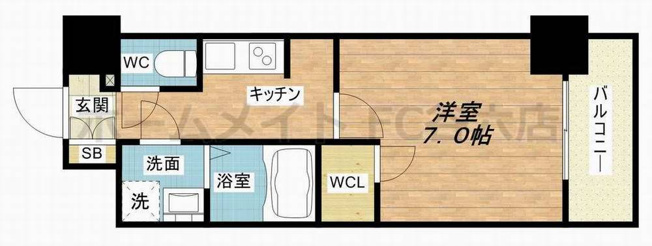【間取り】 | La Douceur西天満