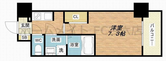 【間取り】 | La Douceur西天満