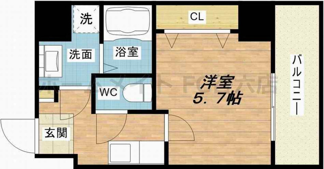【間取り】 | Blue西長堀