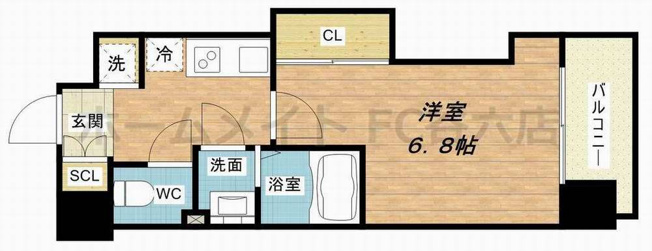 【間取り】 | Luxe難波西Ⅱ