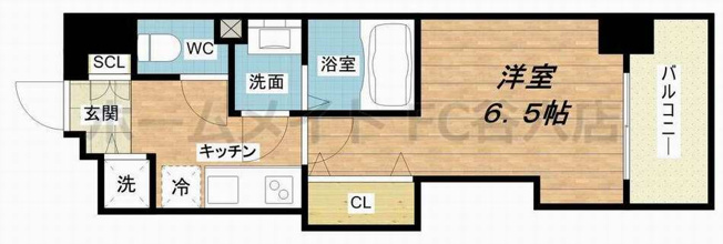 【間取り】 | Luxe難波西I
