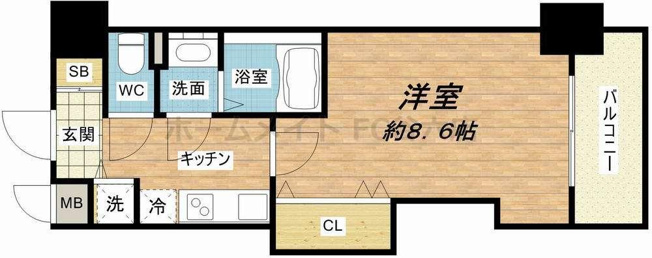 【間取り】 | Luxe玉造Ⅱ(ラグゼ玉造2)