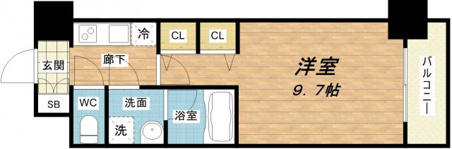 【間取り】 | セイル淀屋橋 | プレサンスNEO淀屋橋