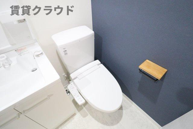 ヒルズナインのトイレ|ゆったりとした空間のトイレです