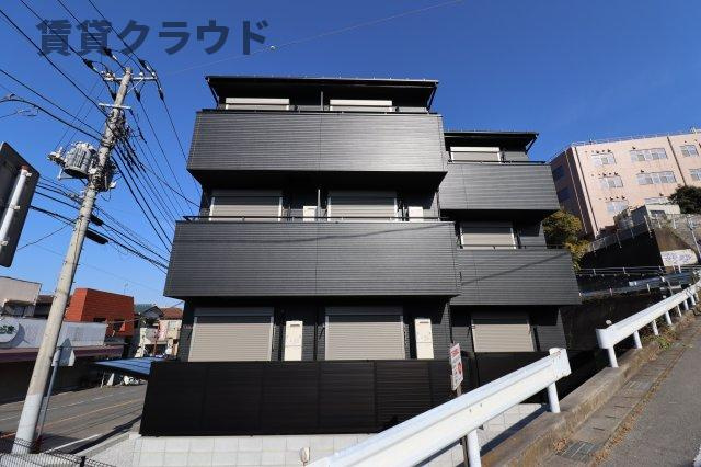 ヒルズナインの外観|黒いシックな外観がおしゃれです！