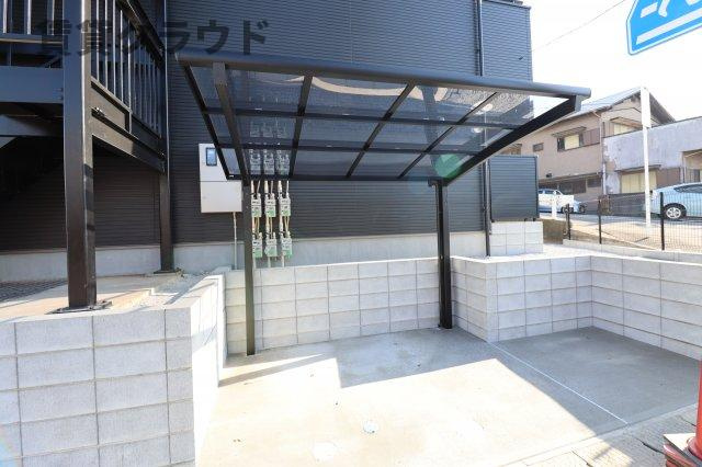 ヒルズナインのその他共用部分|屋根付き駐輪場