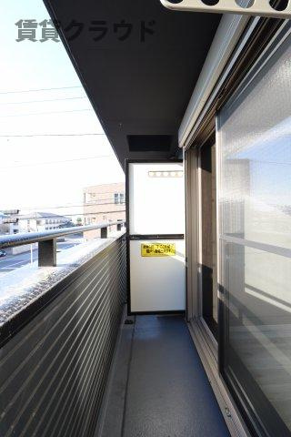 ヒルズナインのバルコニー|広々としたバルコニーです