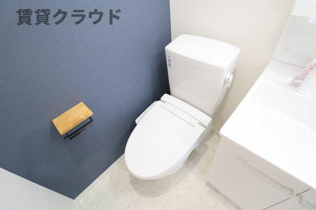 ヒルズナインのトイレ|今の時代にマッチした温水洗浄機能付きです！