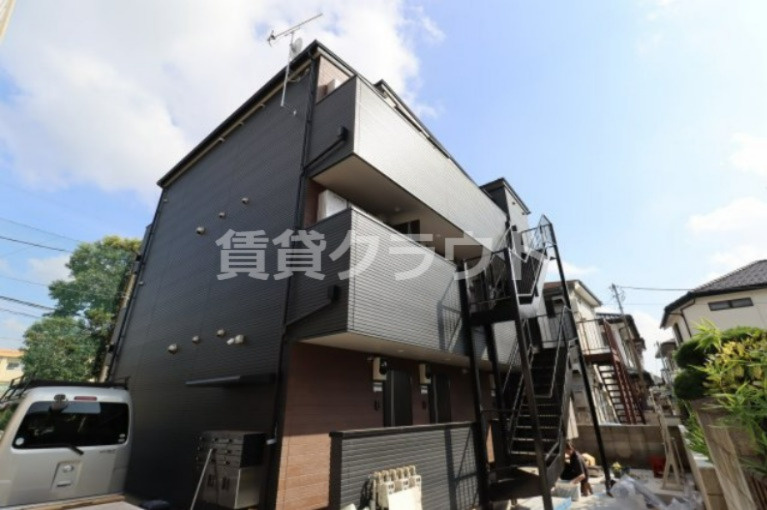 Like松ヶ丘の外観|外観は黒でお洒落ですよね！