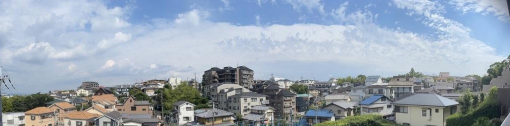 箕面市瀬川５丁目の中古マンションの展望
