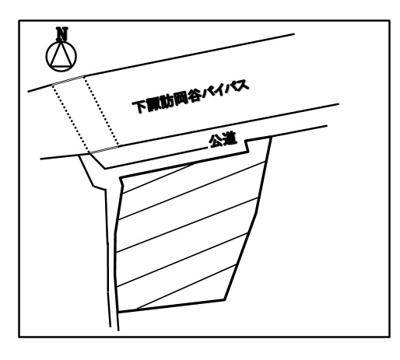 【区画図】 | 岡谷市上ノ原　売地