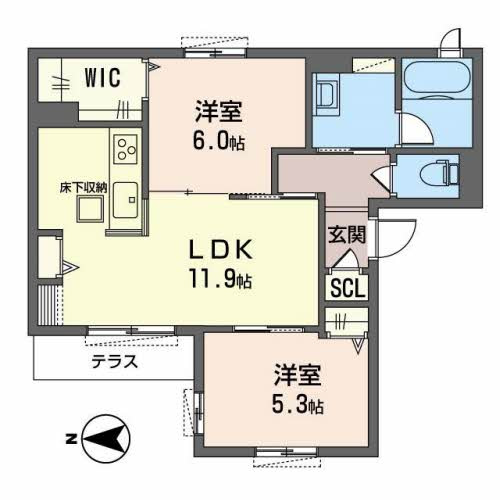 【間取り】 | シャーメゾン　ル　ボヌール