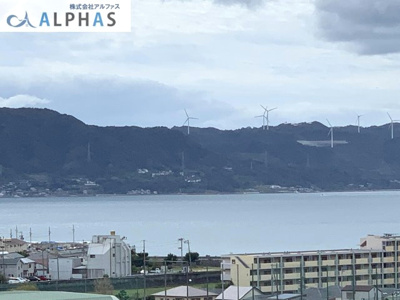 【展望】 | ディアエスコート明石西新町 | バルコニーから淡路島・海も眺められます♪♪