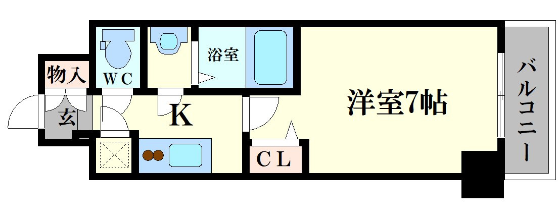 ファーストステージ梅田WESTの間取り