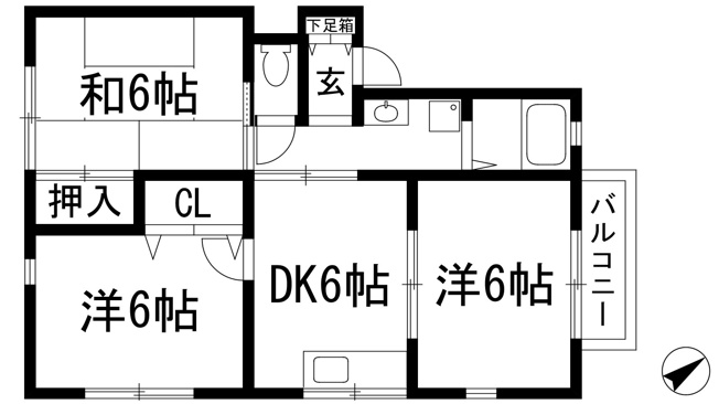 【間取り】 | リヴィエールなかつか