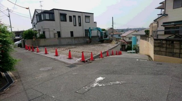 箕面市桜３丁目の売地の外観