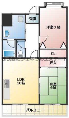サクシードBの間取り