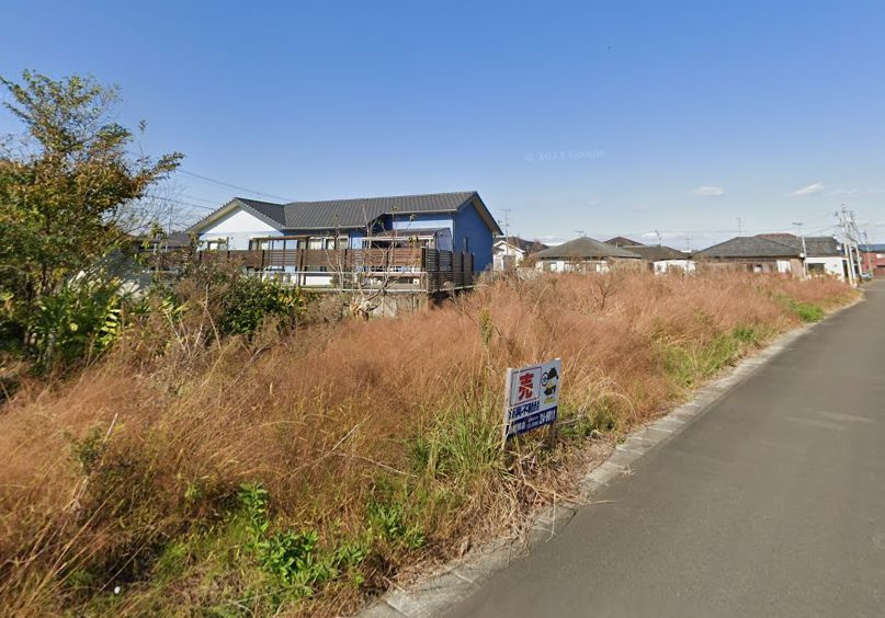 都城市蓑原町の売地の外観