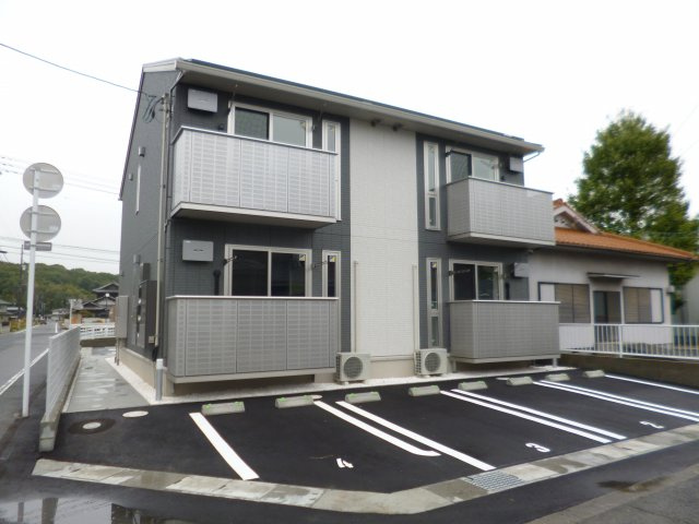 倉敷市福島のアパートの外観