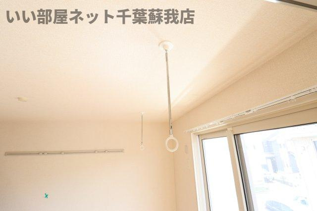 ソレイユⅡの寝室|室内物干