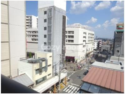 【展望】 | サンセール吹田 | バルコニーからの眺めです。商店街が見えますね(^-^)