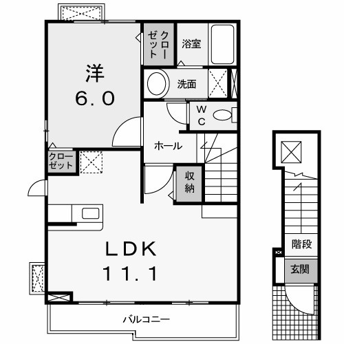 【間取り】 | プラシードＭ