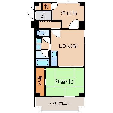 【間取り】 | エクセルニューオオサカ