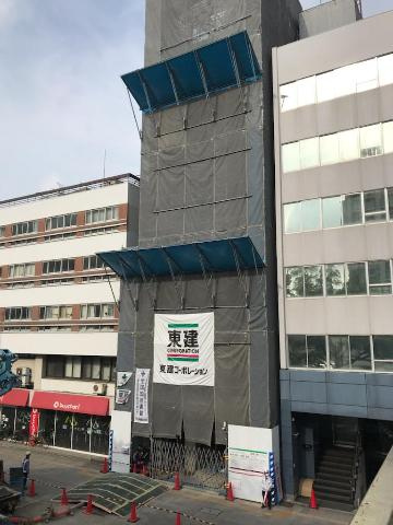 Grand Soleil大須白川の外観|建築現場