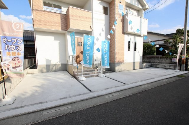 朝倉市一木新築戸建の駐車場