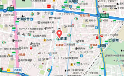 【地図】 | プレサンスロジェ上前津駅前Ⅱ