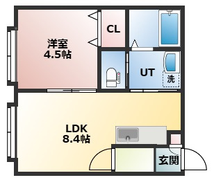 【間取り】 | 【CP対象】アルティス環状通　Ⅴ | 間取りです