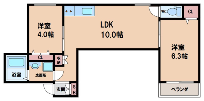 【間取り】 | F asecia Teno