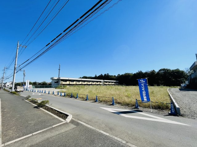 敷地面積６０坪　売地　川越市今福の前面道路含む現地写真|日当たり良好♪前面道路北西側4.0ｍ公道、16ｍ接道！協定道路幅員約10ｍに約10ｍの接道！
現地（2022年10月）撮影