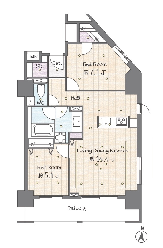 レグノ・セレーノの間取り