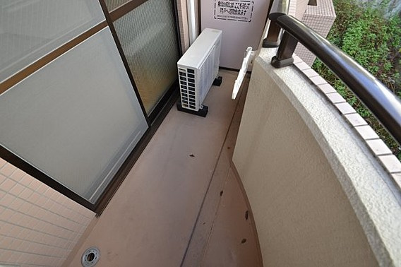 北野ハウスのバルコニー